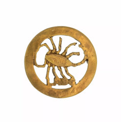 Long Range Desert Group Cap Badge Brass Metal