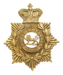 Helmet Plate & Royal Lancaster Centre Brass Metal