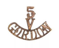 5 Volunteers Gordon Shoulder Title