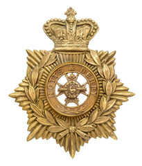 Helmet Plate & Notts & Derby Centre Brass Metal