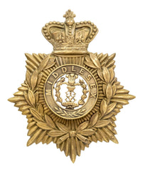 Helmet Plate & Middlesex Centre Brass Metal