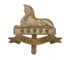 Lincolnshire Regiment Cap Badge Bi Metal