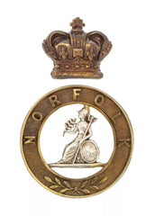 Norfolk Regiment Glengarry Badge