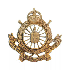 City of London Cyclist Cap Badge Brass Metal