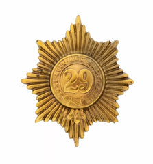 29th Worcestershire 2nd Type Glengarry Badge Brass Metal