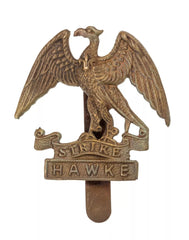 Hawke Battalion Royal Naval Division Cap Badge Brass Metal