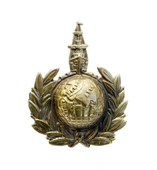 Royal Marine Labour Cap Badge Brass Metal