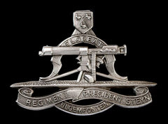 The Regiment President Steyn Bloemfontein Cap Badge Hallmarked Silver