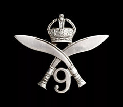 9th Gurkha Rifles Cap Badge Hallmarked Silver
