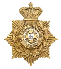 Helmet Plate & Bedfordshire Centre Bi Metal