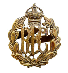Royal Flying Corps Cap Badge OSD Officers Brass Metal