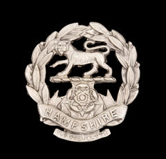 Hampshire 1st Volunteers Battalion Cap Badge Hallmarked Silver