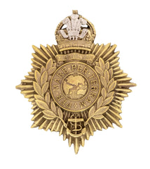 Royal Marine Light Infantry RM Plymouth Division Helmet Plate