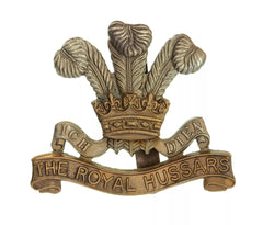 The Royal Hussars Cap Badge Bi Metal