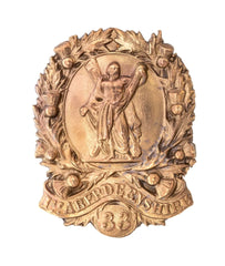 1st Aberdeenshire Rifle Volunteers Shako Badge Brass Metal
