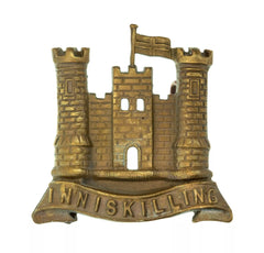 6th Inniskilling Dragoon's Cap Badge Brass Metal