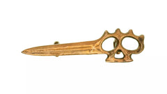 NO 50/52 Commando Cap Badge Brass Metal