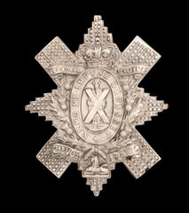 Royal Highlanders 2nd Volunteers Battalion Cap Badge Hallmarked Silver