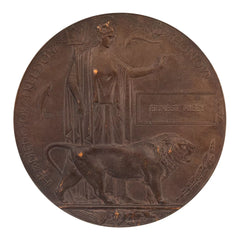 WW1 Memorial Ernest Riley Original