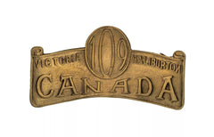 109th Canadian Victoria & Haliburton Battalion CEF Shoulder Title