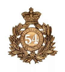 54th Dorsetshire 2nd Battalion Regiment Last Shako Plate Brass Metal