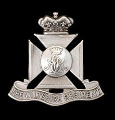 The Wiltshire Regiment Cap Badge Hallmarked Silver