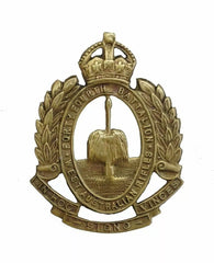 44th Australian BN West Australian Rifles Cap Badge Brass Metal