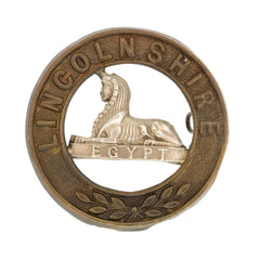 Lincolnshire Helmet Plate Centre Bi Metal