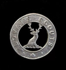 Lovat's Scots Yeomanry Cap Badge Hallmarked Silver