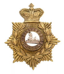 Helmet Plate & Gloucestershire Centre Bi Metal