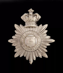 2nd Hampshire Rifle Volunteers Cap Badge Hallmarked Silver