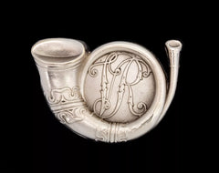 Highland Borders Light Infantry Shako Badge Hallmarked Silver