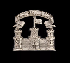 Inniskilling Fusiliers Cap Badge Hallmarked Silver