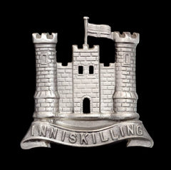6th Inniskilling Dragoon's Cap Badge Hallmarked Silver