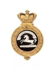 Prince Of Wales Own West Yorkshire Regiment Officers Glengarry Badge