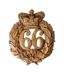 66th Berkshire Glengarry Badge Brass Metal