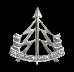 Reconnaissance Corps Cap Badge Hallmarked Silver