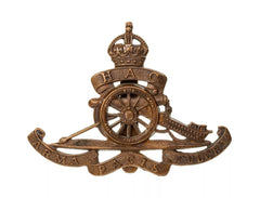 Royal Artillery HAC Cap Badge Brass Metal