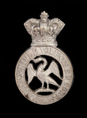 1st Bucks Rifle Volunteers Corps Cap Badge Hallmarked Silver