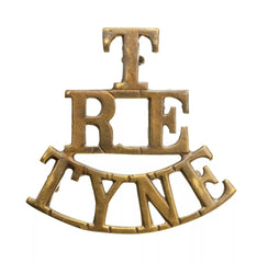 T.R.E Tyne Shoulder Title Brass Metal