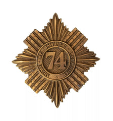 74th Highland Light Infantry Glengarry Badge Brass Metal