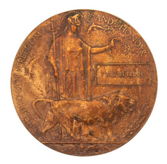 WW1 Memorial Plaque Dadan Khan Original