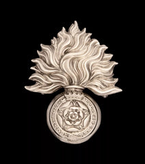 Royal Fusiliers Cap Badge Hallmarked Silver