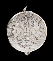 Tyneside Scottish First Pattern Cap Badge Hallmarked Silver