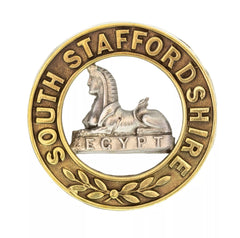 South Staffordshire Helmet Plate Centre Bi Metal