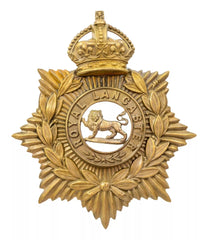 Helmet Plate & Royal Lancaster Centre Brass Metal