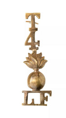 T 4 Lancashire Fusiliers Shoulder Title Brass Metal