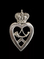 Highland Rifle Militia Cap Badge Hallmarked Silver
