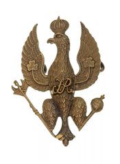 Kings Royal Hussars Cap Badge Blackened