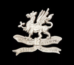 11th Battalion Border Cap Badge Hallmarked Silver
